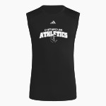 CISTERCIAN PREPARATORY SCHOOL HAWKS adidas Men's TECHFIT Compression Sleeveless Tee Front Thumbnail