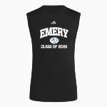 Emery Jaguars adidas Men's TECHFIT Compression Sleeveless Tee Front Thumbnail