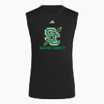 SEMINOLE COUNTY HIGH SCHOOL INDIANS <span class="pdp-name-mascot">SEMINOLE COUNTY INDIANS</span> adidas Men's TECHFIT Compression Sleeveless Tee Front Thumbnail