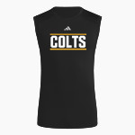 Cape Fear Colts <span class="pdp-name-mascot">Cape Fear Colts</span> adidas Men's TECHFIT Compression Sleeveless Tee Front Thumbnail