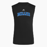 Miller Angels <span class="pdp-name-mascot">Miller Angels</span> adidas Men's TECHFIT Compression Sleeveless Tee Front Thumbnail