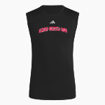 CLARION-GOLDFIELD-DOWS HIGH SCHOOL COWBOYS <span class="pdp-name-mascot">CLARION - GOLDFIELD COWBOYS</span> adidas Men's TECHFIT Compression Sleeveless Tee Front Thumbnail