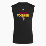 VOORHEES VIKINGS official sideline store adidas Men's TECHFIT Compression Sleeveless Tee Front Thumbnail