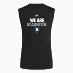 STAUNTON HIGH SCHOOL STORM <span class="pdp-name-mascot">STORM STORM</span> adidas Men's TECHFIT Compression Sleeveless Tee Front Thumbnail