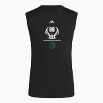 Elevation Flyers <span class="pdp-name-mascot">Elevation Flyers</span> adidas Men's TECHFIT Compression Sleeveless Tee Front Thumbnail