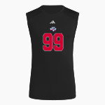 Putnam County War Eagles <span class="pdp-name-mascot">Putnam County War Eagles</span> adidas Men's TECHFIT Compression Sleeveless Tee Front Thumbnail