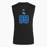 TRINITY SCHOOL OF TEXAS TITANS adidas Men's TECHFIT Compression Sleeveless Tee Front Thumbnail