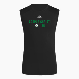 adidas Men's TECHFIT Compression Sleeveless Tee