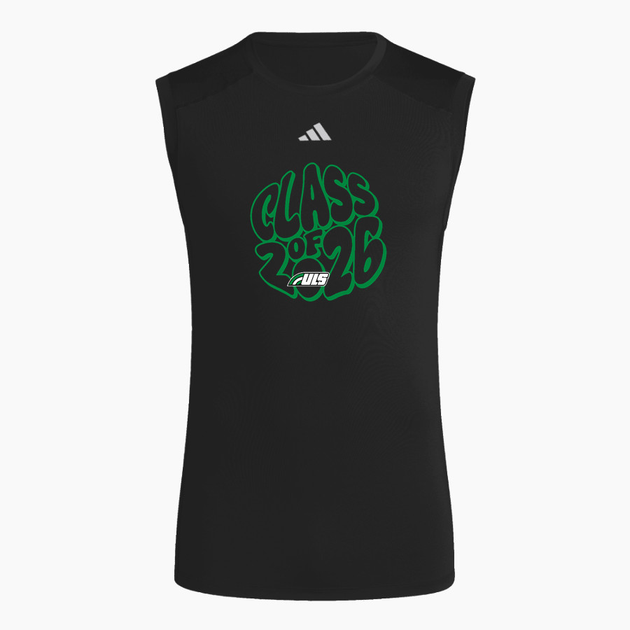 ULS Jr. Bows <span class="pdp-name-mascot">Junior Rainbows</span> adidas Men's TECHFIT Compression Sleeveless Tee