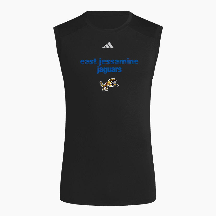 East Jessamine Jaguars Online Store <span class="pdp-name-mascot">East Jessamine Jaguars</span> adidas Men's TECHFIT Compression Sleeveless Tee