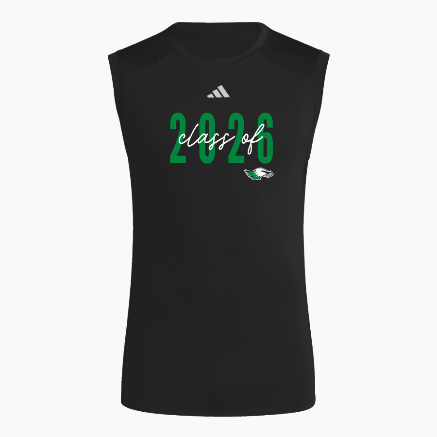 LAKE SHORE EAGLES THE ONLINE STORE <span class="pdp-name-mascot">LAKE SHORE EAGLES</span> adidas Men's TECHFIT Compression Sleeveless Tee