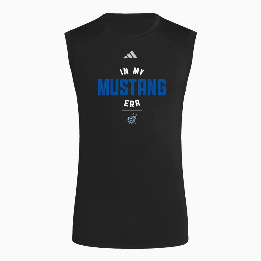MacArthur Elementary Mustangs <span class="pdp-name-mascot">McArthur Elementary</span> adidas Men's TECHFIT Compression Sleeveless Tee