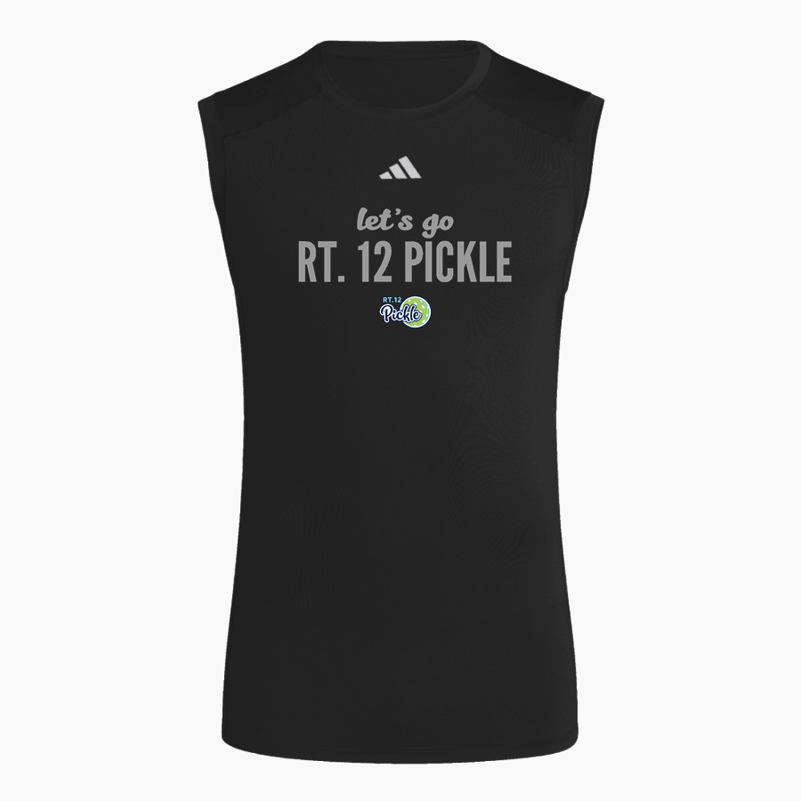 Rt. 12 Pickle Rt. 12 Pickle <span class="pdp-name-mascot">Rt. 12 Pickle</span> adidas Men's TECHFIT Compression Sleeveless Tee