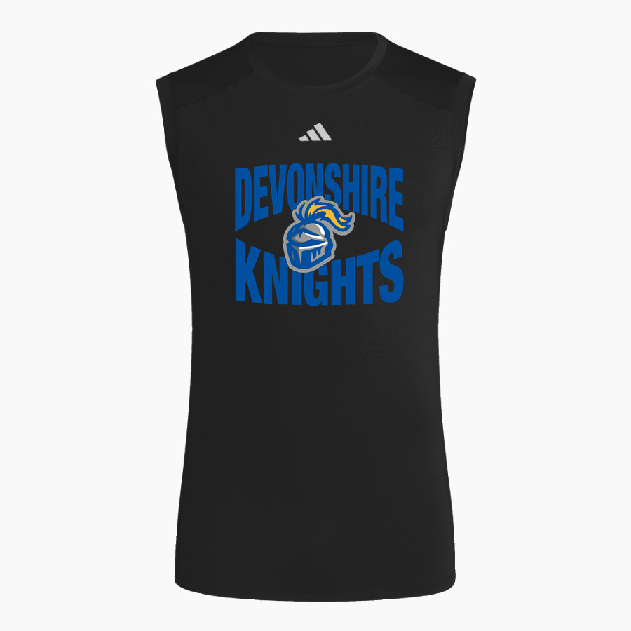 Devonshire Knights <span class="pdp-name-mascot">Devonshire Knights</span> adidas Men's TECHFIT Compression Sleeveless Tee