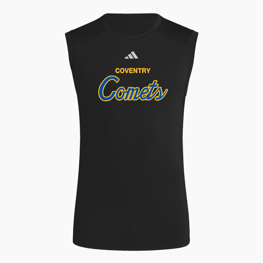 COVENTRY HIGH SCHOOL COMETS <span class="pdp-name-mascot">COVENTRY COMETS</span> adidas Men's TECHFIT Compression Sleeveless Tee