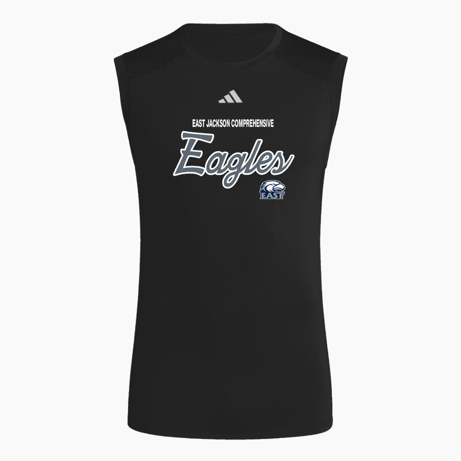 EAST JACKSON COMPREHENSIVE HIGH SCHOOL EAGLES <span class="pdp-name-mascot">EAST JACKSON COMPREHENSIVE EAGLES</span> adidas Men's TECHFIT Compression Sleeveless Tee