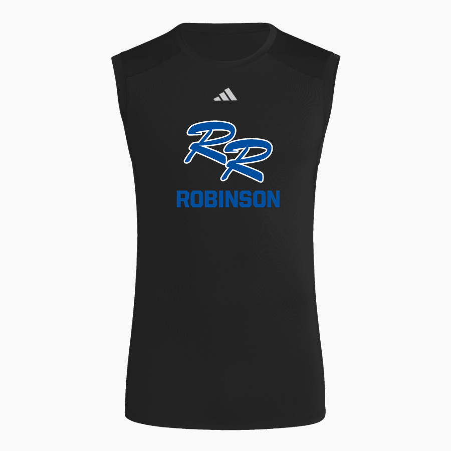 ROBINSON HIGH SCHOOL ROCKETS <span class="pdp-name-mascot">ROBINSON ROCKETS</span> adidas Men's TECHFIT Compression Sleeveless Tee