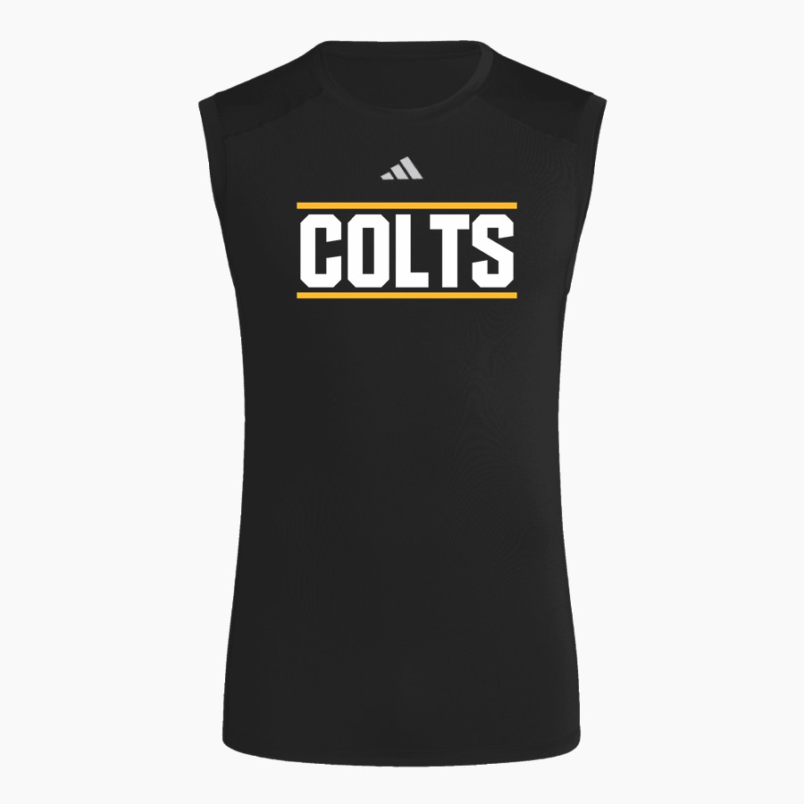Cape Fear Colts <span class="pdp-name-mascot">Cape Fear Colts</span> adidas Men's TECHFIT Compression Sleeveless Tee