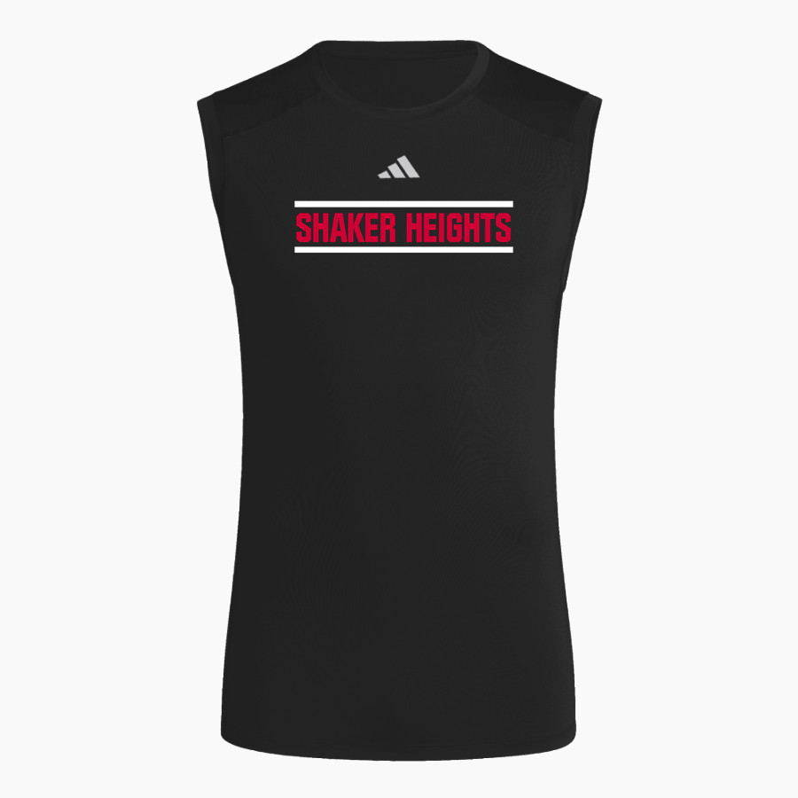 Shaker Heights Schools <span class="pdp-name-mascot">Shaker Heights</span> adidas Men's TECHFIT Compression Sleeveless Tee