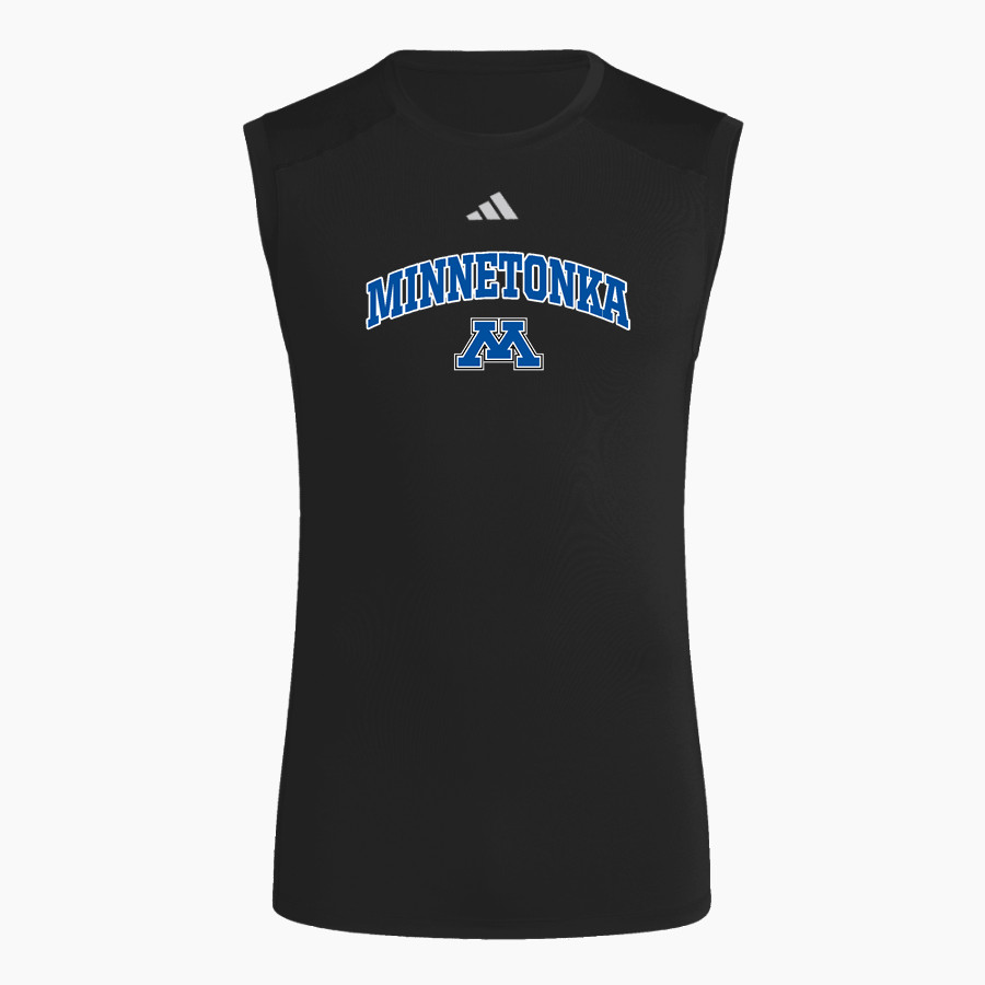 Minnetonka Skippers adidas Men's TECHFIT Compression Sleeveless Tee