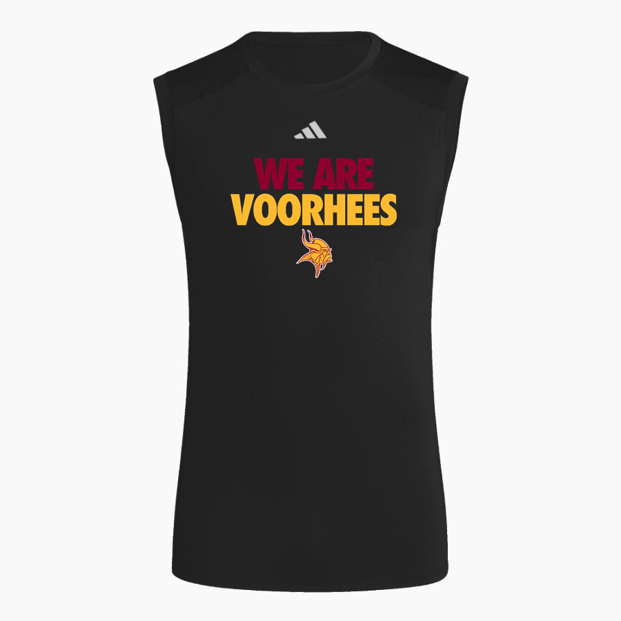 VOORHEES VIKINGS official sideline store adidas Men's TECHFIT Compression Sleeveless Tee