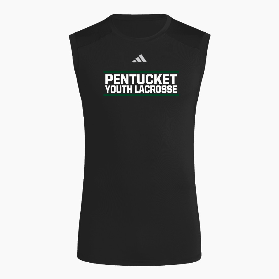 Pentucket Youth Lacrosse Pentucket <span class="pdp-name-mascot">Pentucket Youth Lacrosse</span> adidas Men's TECHFIT Compression Sleeveless Tee