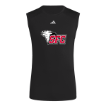 SFC Eagles <span class="pdp-name-mascot">Santa Fe Christian</span> adidas Men's TECHFIT Compression Sleeveless Tee Front Thumbnail