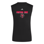 Nora Panther Cubs <span class="pdp-name-mascot">Nora Elementary School Panther Cubs</span> adidas Men's TECHFIT Compression Sleeveless Tee Front Thumbnail