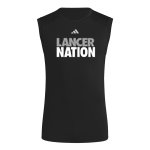 ELBA CENTRAL SCHOOL LANCERS <span class="pdp-name-mascot">ELBA LANCERS</span> adidas Men's TECHFIT Compression Sleeveless Tee Front Thumbnail