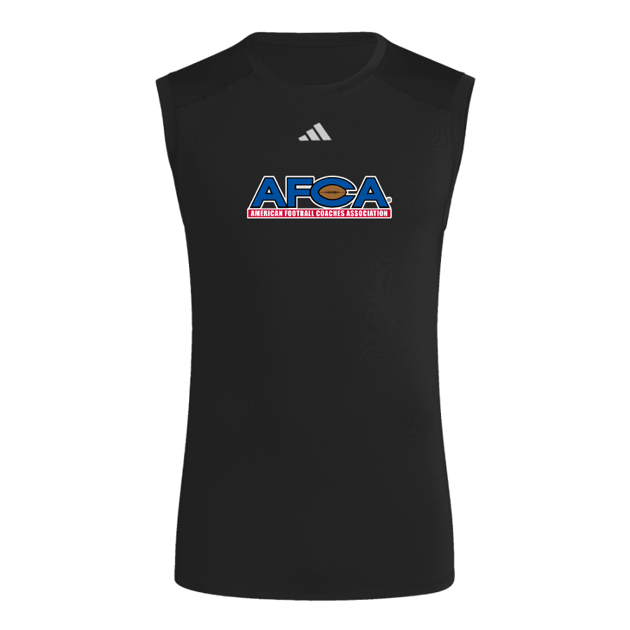 AFCA <span class="pdp-name-mascot">Afca Texas</span> adidas Men's TECHFIT Compression Sleeveless Tee