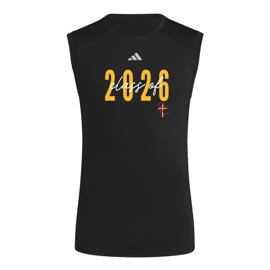 Sunnyside Christian Knights <span class="pdp-name-mascot">Sunnyside Christian Knights</span> adidas Men's TECHFIT Compression Sleeveless Tee