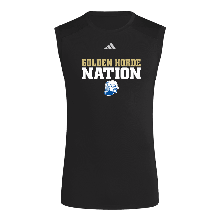 Granville Central Golden Horde <span class="pdp-name-mascot">Granville Golden Horde</span> adidas Men's TECHFIT Compression Sleeveless Tee