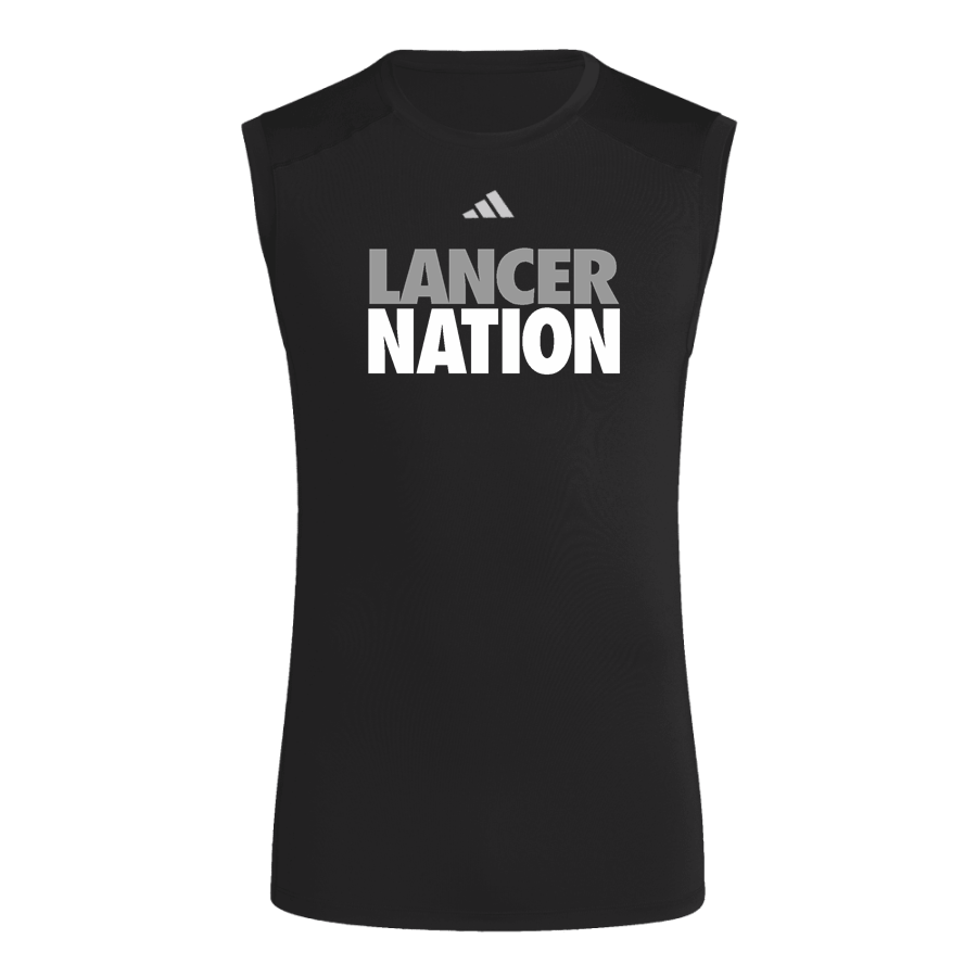 ELBA CENTRAL SCHOOL LANCERS <span class="pdp-name-mascot">ELBA LANCERS</span> adidas Men's TECHFIT Compression Sleeveless Tee