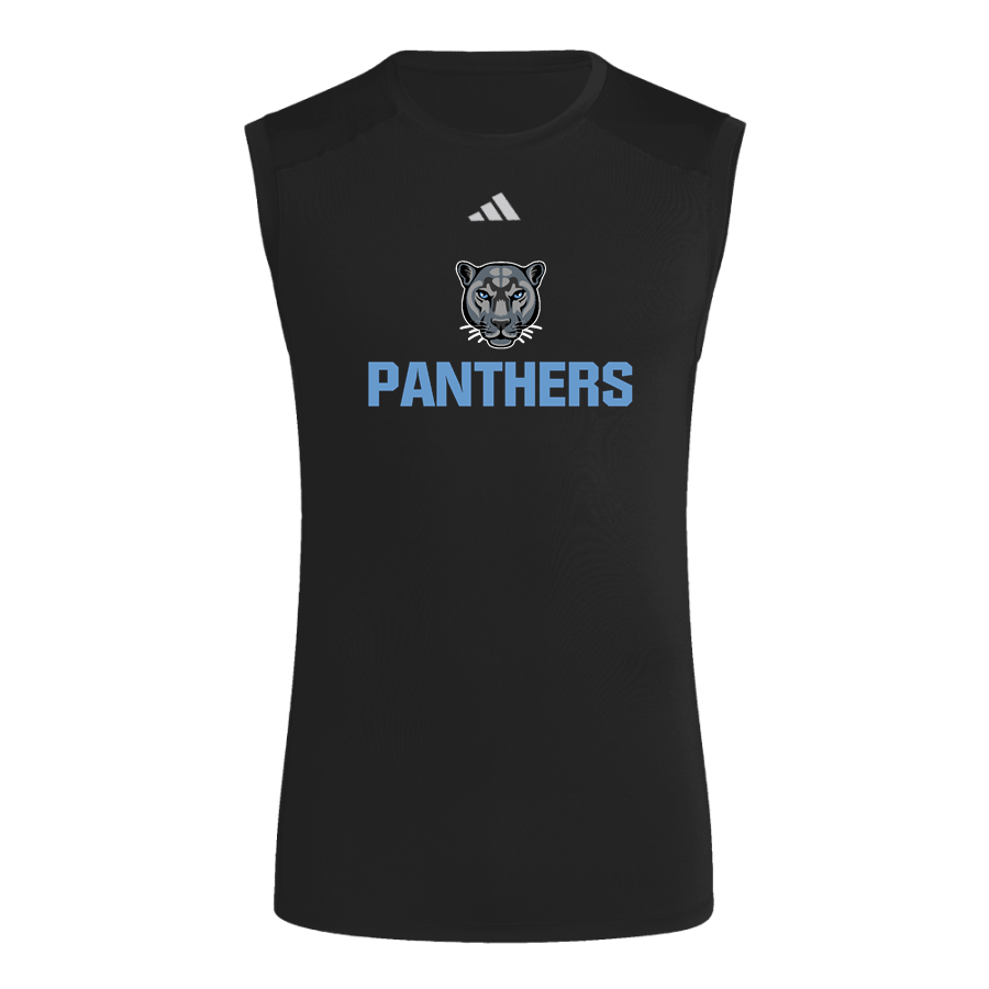 Pearson Panthers <span class="pdp-name-mascot">Pearson School Panthers</span> adidas Men's TECHFIT Compression Sleeveless Tee