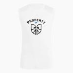 Zion Lutheran School Panthers adidas Men's TECHFIT Compression Sleeveless Tee Front Thumbnail