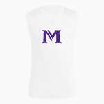 Panther Locker Spirit Wear Store adidas Men's TECHFIT Compression Sleeveless Tee Front Thumbnail