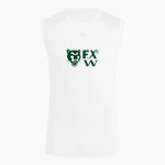 Frances Xavier Warde Jaguars <span class="pdp-name-mascot">Frances Xavier Warde School Jaguars</span> adidas Men's TECHFIT Compression Sleeveless Tee Front Thumbnail