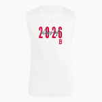 BEDFORD SCHOOLS KICKING MULES <span class="pdp-name-mascot">BEDFORD PUBLIC KICKING MULES</span> adidas Men's TECHFIT Compression Sleeveless Tee Front Thumbnail