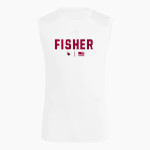 Fisher Cardinals <span class="pdp-name-mascot">Fisher Cardinals</span> adidas Men's TECHFIT Compression Sleeveless Tee Front Thumbnail