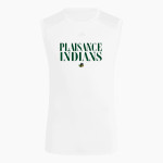 Plaisance Indians adidas Men's TECHFIT Compression Sleeveless Tee Front Thumbnail