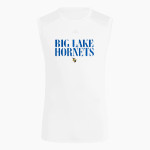 BIG LAKE HIGH SCHOOL HORNETS adidas Men's TECHFIT Compression Sleeveless Tee Front Thumbnail