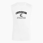 CISTERCIAN PREPARATORY SCHOOL HAWKS <span class="pdp-name-mascot">CISTERCIAN HAWKS</span> adidas Men's TECHFIT Compression Sleeveless Tee Front Thumbnail
