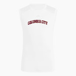 COLUMBIA CITY HIGH SCHOOL EAGLES <span class="pdp-name-mascot">COLUMBIA CITY EAGLES</span> adidas Men's TECHFIT Compression Sleeveless Tee Front Thumbnail