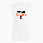 AC Davis Pirates adidas Men's TECHFIT Compression Sleeveless Tee Front Thumbnail