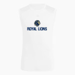 ROCKFORD CHRISTIAN HIGH SCHOOL ROYAL LIONS <span class="pdp-name-mascot">ROCKFORD CHRISTIAN ROYAL LIONS</span> adidas Men's TECHFIT Compression Sleeveless Tee Front Thumbnail