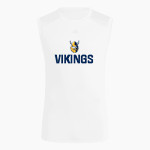 South Iredell Vikings adidas Men's TECHFIT Compression Sleeveless Tee Front Thumbnail
