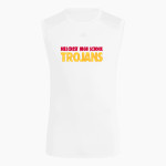 HILLCREST HIGH SCHOOL TROJANS <span class="pdp-name-mascot">Hillcrest High School TROJANS</span> adidas Men's TECHFIT Compression Sleeveless Tee Front Thumbnail