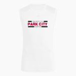 Park City Miners <span class="pdp-name-mascot">PARK CITY MINERS</span> adidas Men's TECHFIT Compression Sleeveless Tee Front Thumbnail