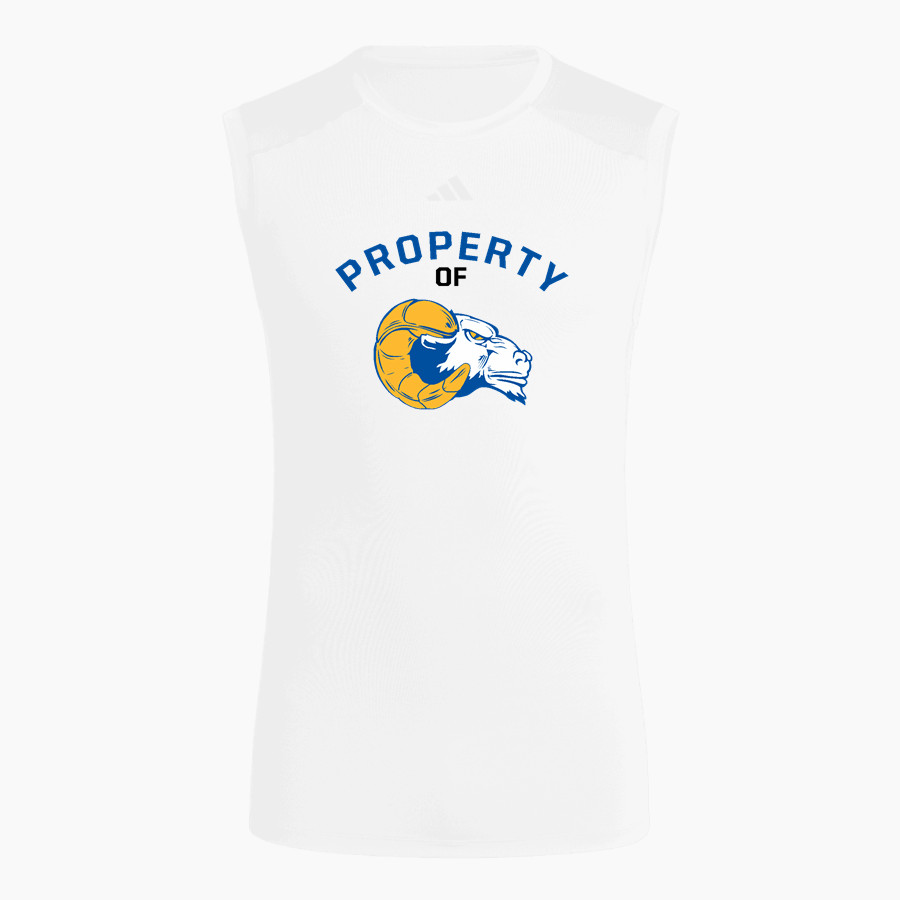 Carbondale Rams <span class="pdp-name-mascot">Carbondale Rams</span> adidas Men's TECHFIT Compression Sleeveless Tee