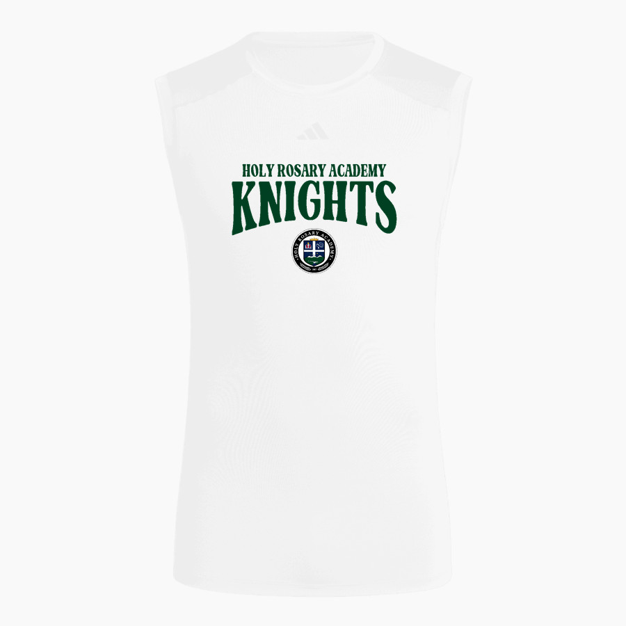 Holy Rosary Academy Knights <span class="pdp-name-mascot">Holy Rosary Academy Knights</span> adidas Men's TECHFIT Compression Sleeveless Tee